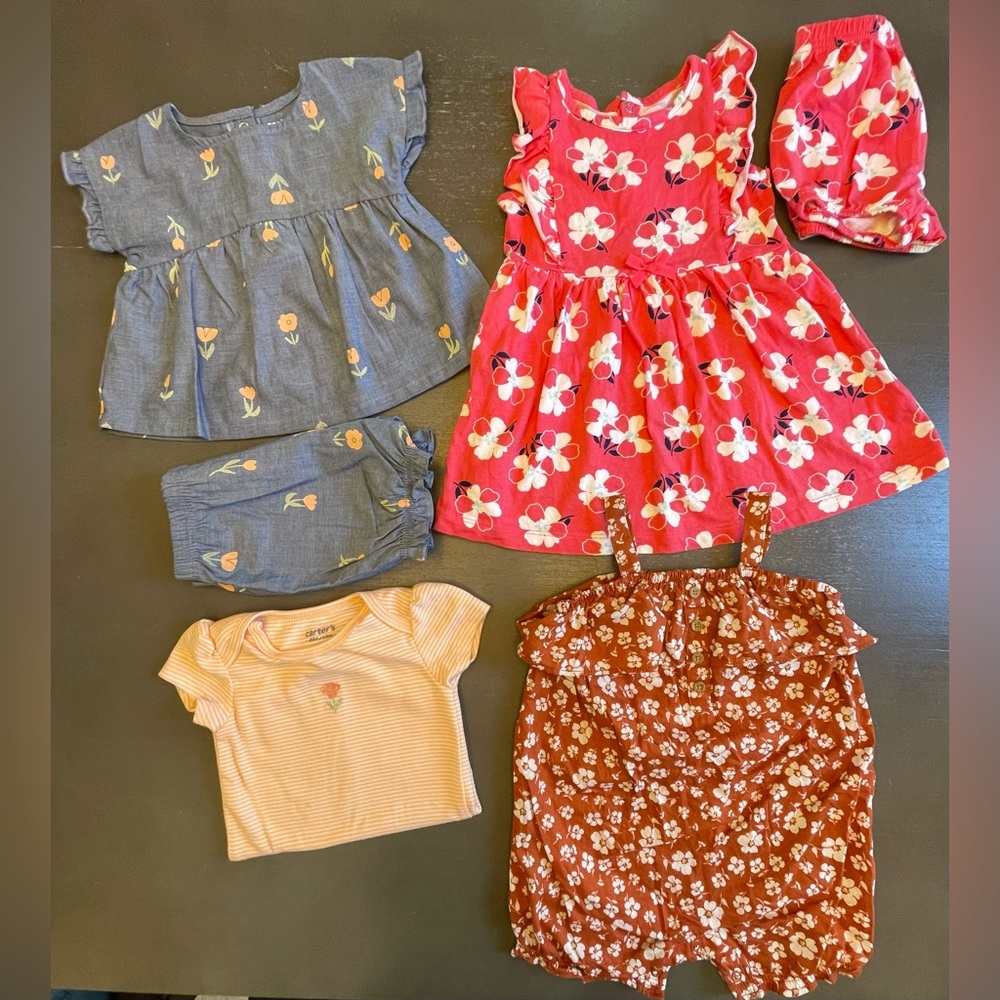 12m Carter's Bundle - Summer Matching Sets